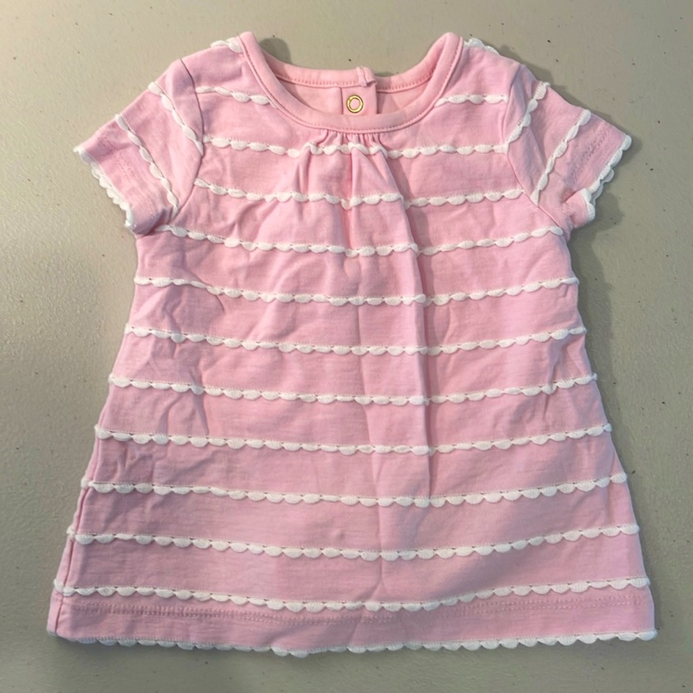 EUC Kate Spade Pink/White Dress 3 Months
